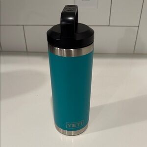 YETI Teal Stainless Steel Travel Mug